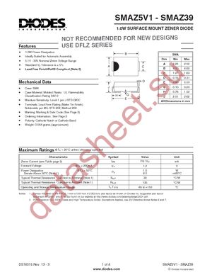 SMAZ10-13 datasheet  